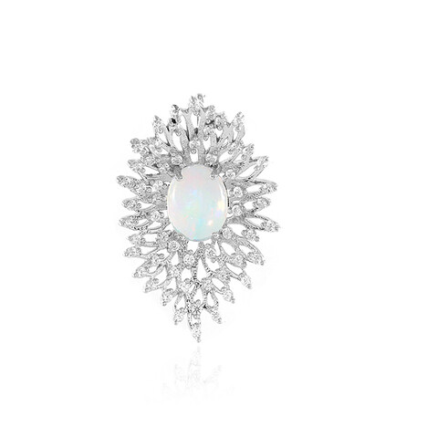 Ciondolo in argento con Opale di Welo (MONOSONO COLLECTION)