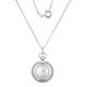 Collar en plata con Zircón (Adela Silber)