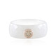 I2 Champagne Diamond Ceramic Ring
