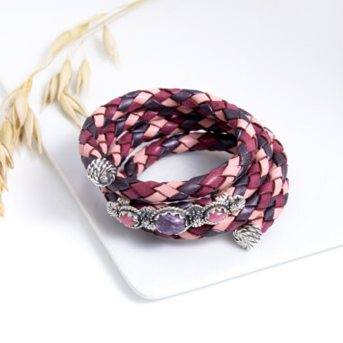 Armband met een Charoite (Desert Chic)