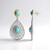 Orecchini in argento con Turchese Sleeping Beauty (Dallas Prince Designs)