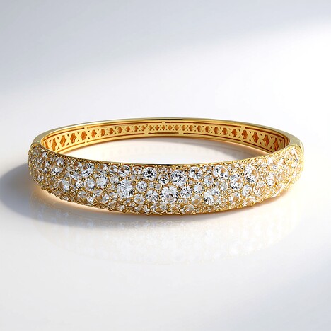 Bracciale in argento con Zircone (Adela Silber)