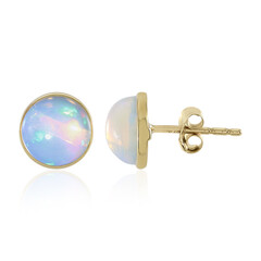 9K Welo Opal Gold Earrings
