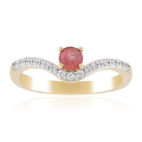 Gouden ring met een pezzottaiet