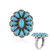 Sleeping Beauty Turquoise Silver Ring (Desert Chic)