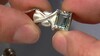 Zilveren hanger met een groene amethist
