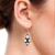 Boucles d'oreilles en argent et Howlite (Desert Chic)