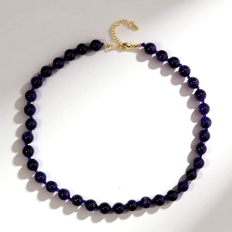 Collana in argento con Ametista Zambiana (Adela Silber)