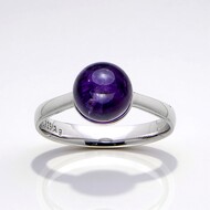 Amethyst-Silberring
