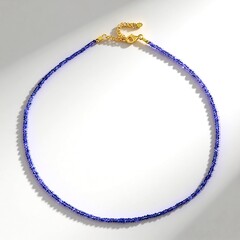 Collana in argento con Tanzanite