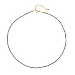 Collar en plata con Hematita mística