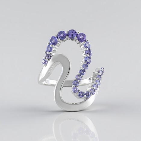 Anello in argento con Tanzanite (de Melo Essence)