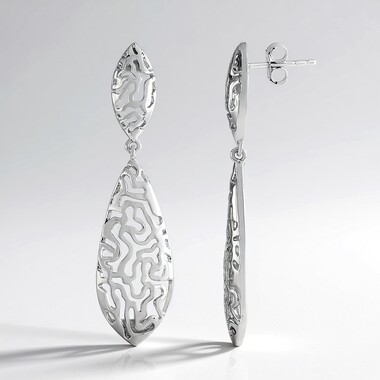 Silver Earrings (Ornaments by de Melo)