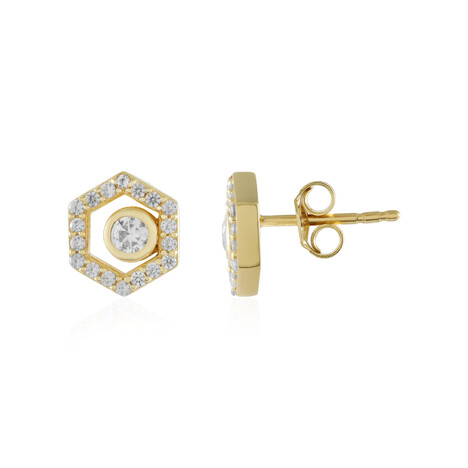 Boucles d'oreilles en argent et Zircon