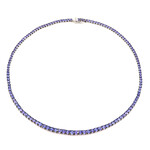 Collier en argent et Tanzanite (Gems en Vogue)