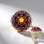Anello in argento con Opale di Welo (Gems en Vogue)
