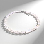 Collana in argento con Pietra di Luna Arcobaleno