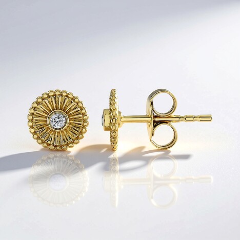 Orecchini in oro con Diamante IF (G) (de Melo Gold)
