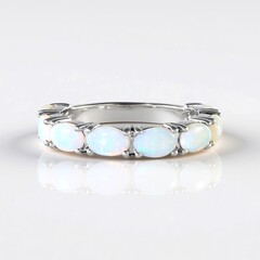 Anello in argento con Opale Australiano