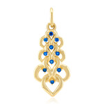 Colgante en oro con Hauyna