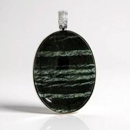 Colgante en plata con Serafinita (CUSTODANA)
