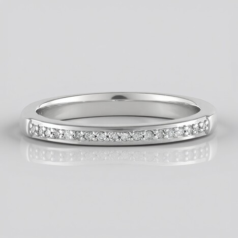 Anello in argento con Diamante I3 (J)