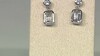 Pendientes en plata con Topacio blanco