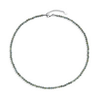 Collana in argento con Apatite Verde