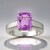 Anello in argento con Kunzite (Pallanova)