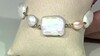 Zilveren armband met een Witte zoetwater kweekparel