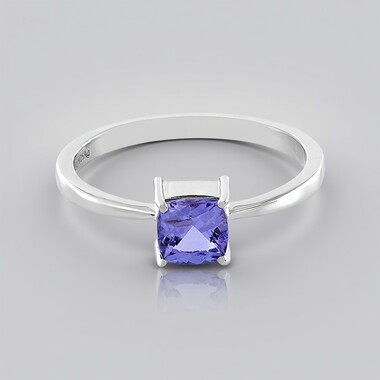 Bague en argent et Tanzanite