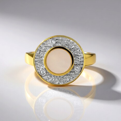 Anello in argento con Madreperla