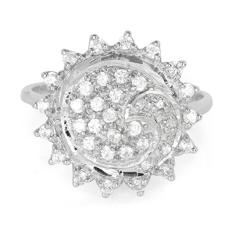 Bague en argent et Zircon