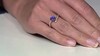 Anillo en oro con Tanzanita AAA (CIRARI)