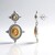 Orecchini in argento con Morganite Brasiliana (Dallas Prince Designs)