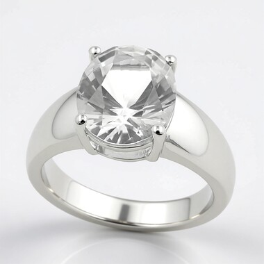 Danburite Silver Ring