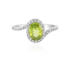 Anillo en plata con Esfena