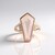 Bague en argent et Quartz rose