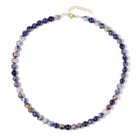 Collar en plata con Sodalita