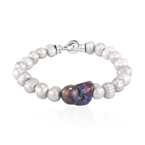 Bracciale in argento con Perla di Acqua Dolce (TPC)