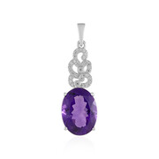 Sibirischer Amethyst-Silberanhänger