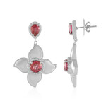 Pendientes en plata con Topacio rosa (Dallas Prince Designs)