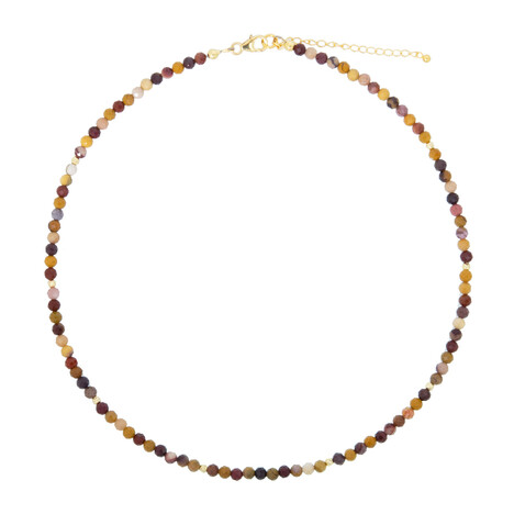 Collar en plata con Mokaita