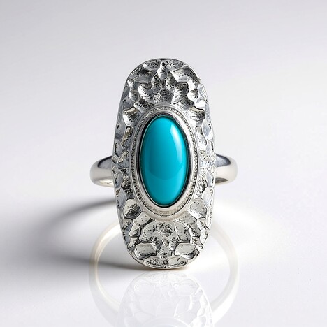 Bague en argent et Turquoise Fox (Faszination Türkis)