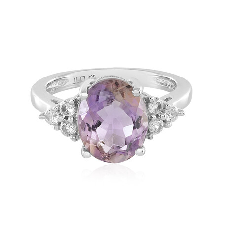 Bague en argent et Amétrine d'Anahi