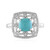 Bague en argent et Turquoise
