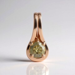 Ciondolo in oro con Diamante Rose de France VS1 di Argyle (Annette)
