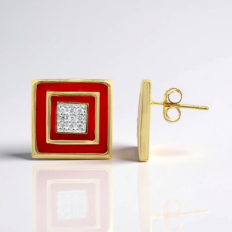 Orecchini in argento con Zircone