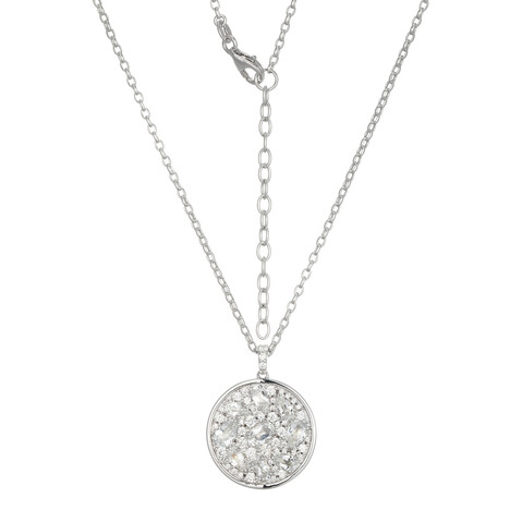 Collier en argent et Topaze blanche (Adela Silber)