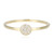 Zircon Silver Bangle (Adela Silber)
